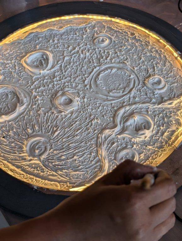 DIY 3D Moon Lamp Date for Two