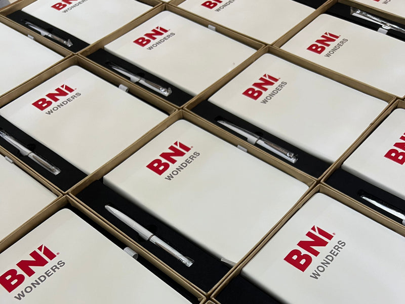Inde Wild branded notebook stack