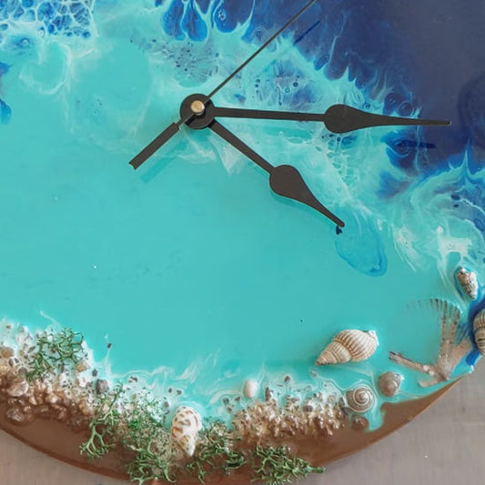 Create Your Own Resin Ocean Clock Experience For Two