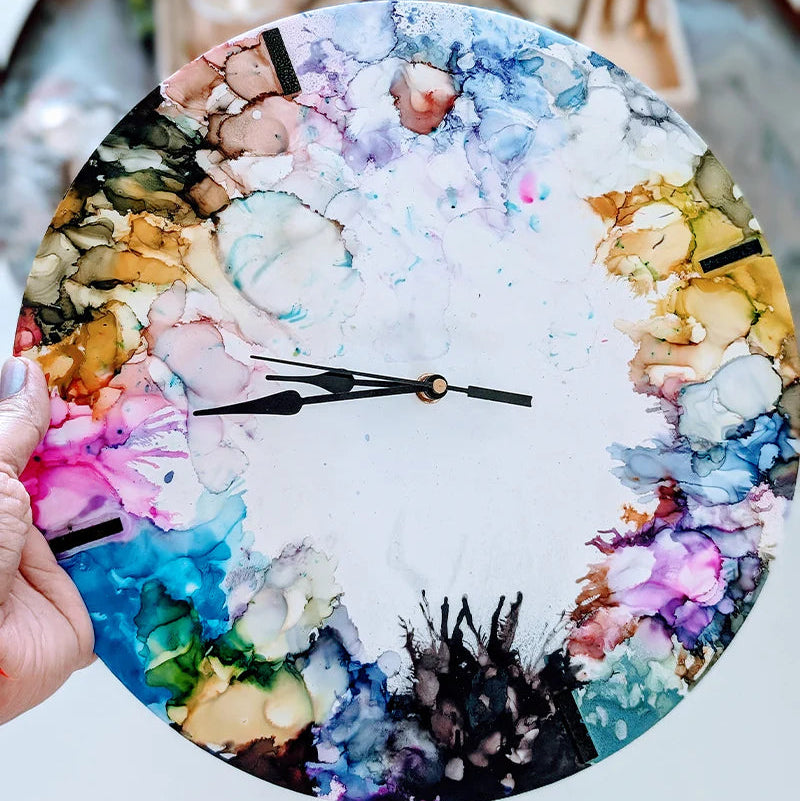 An Alcohol Inks Art Experience For Two