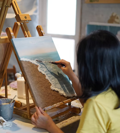 3D Sand Art Painting: Textured Canvas Experience for One