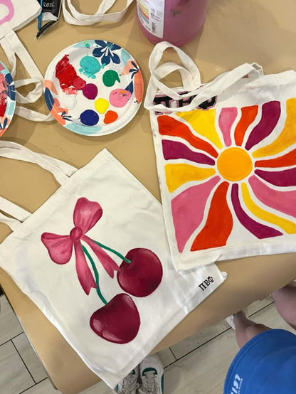 Boba Making & Tote Bag Paint Date