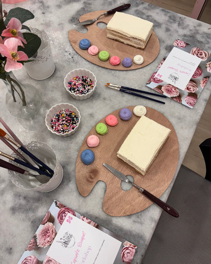 Sip & Paint Cake Painting Experience For Two