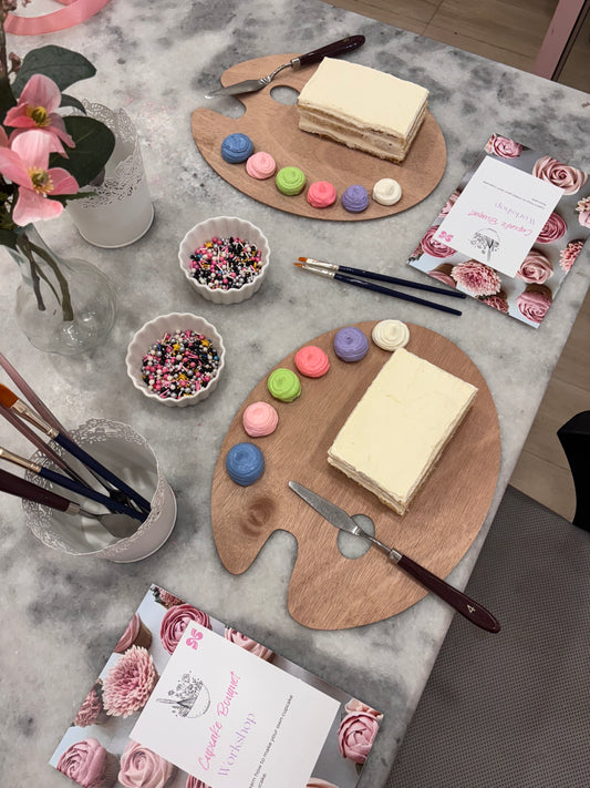 Sip & Paint Cake Painting Experience For 2