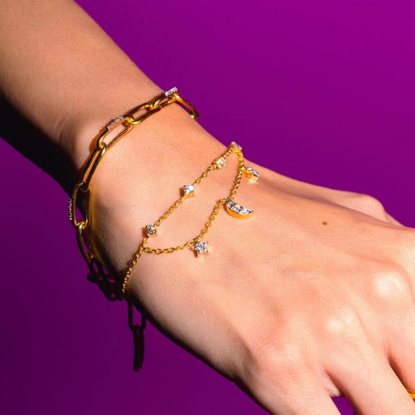Design Your Own Diamond Charm Bracelet
