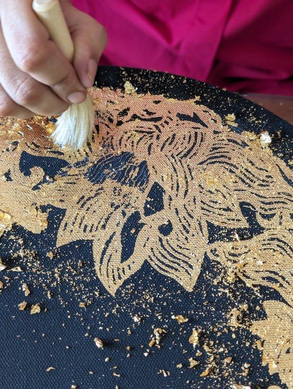 Create Your Own Gold Foil Art For Two