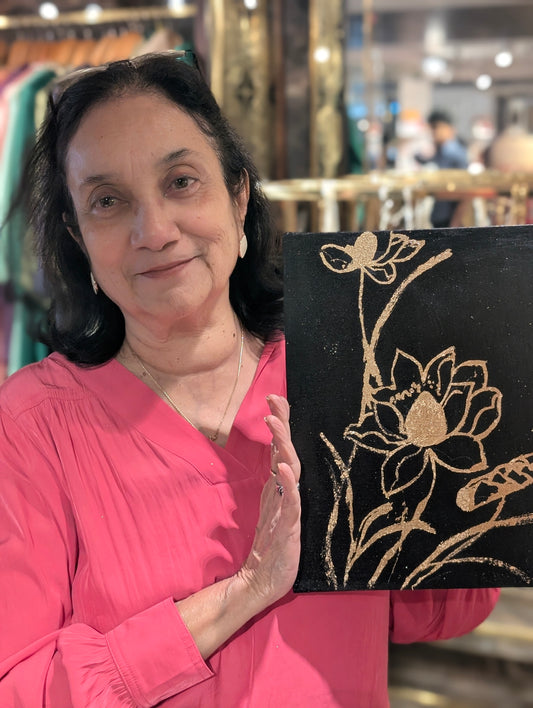 Create your own Gold Foil Art For One