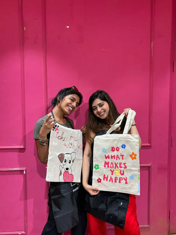 Tote Bag Painting for Two