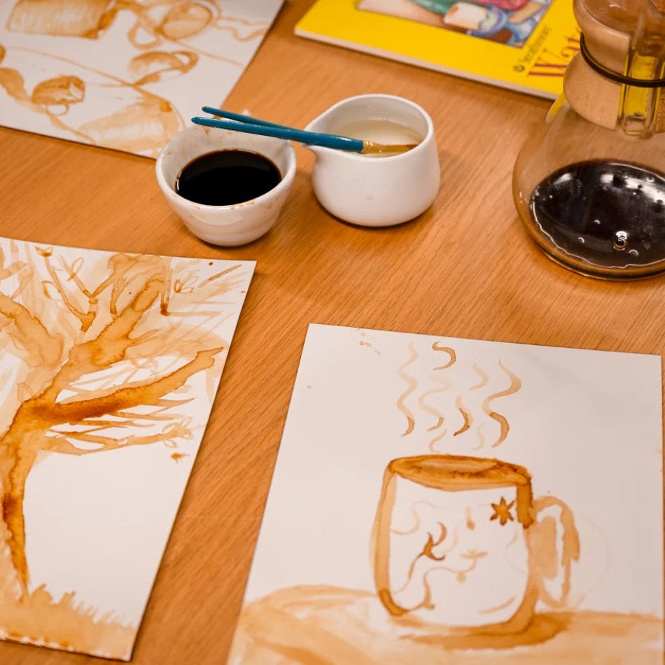 Coffee Painting Experience – Brew Your Art for Two