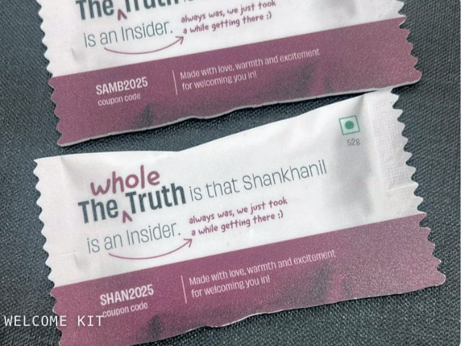 The Whole Truth welcome cards