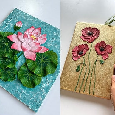Make your own 3D Lotus Texture Art For One